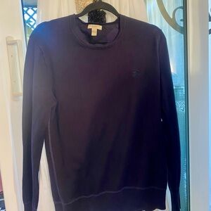 Burberry Brit. 100% cotton. Sweatshirt / sweater. Cool blue.